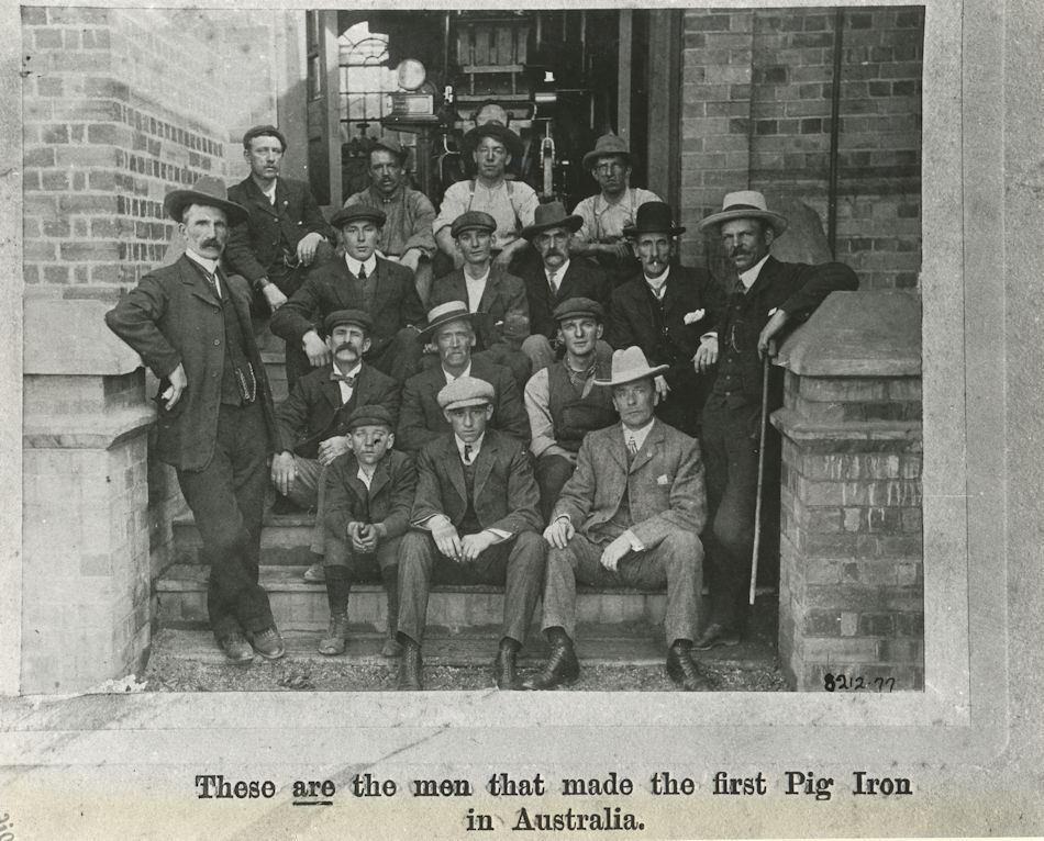 1875  These are the men that made the first Pig iron